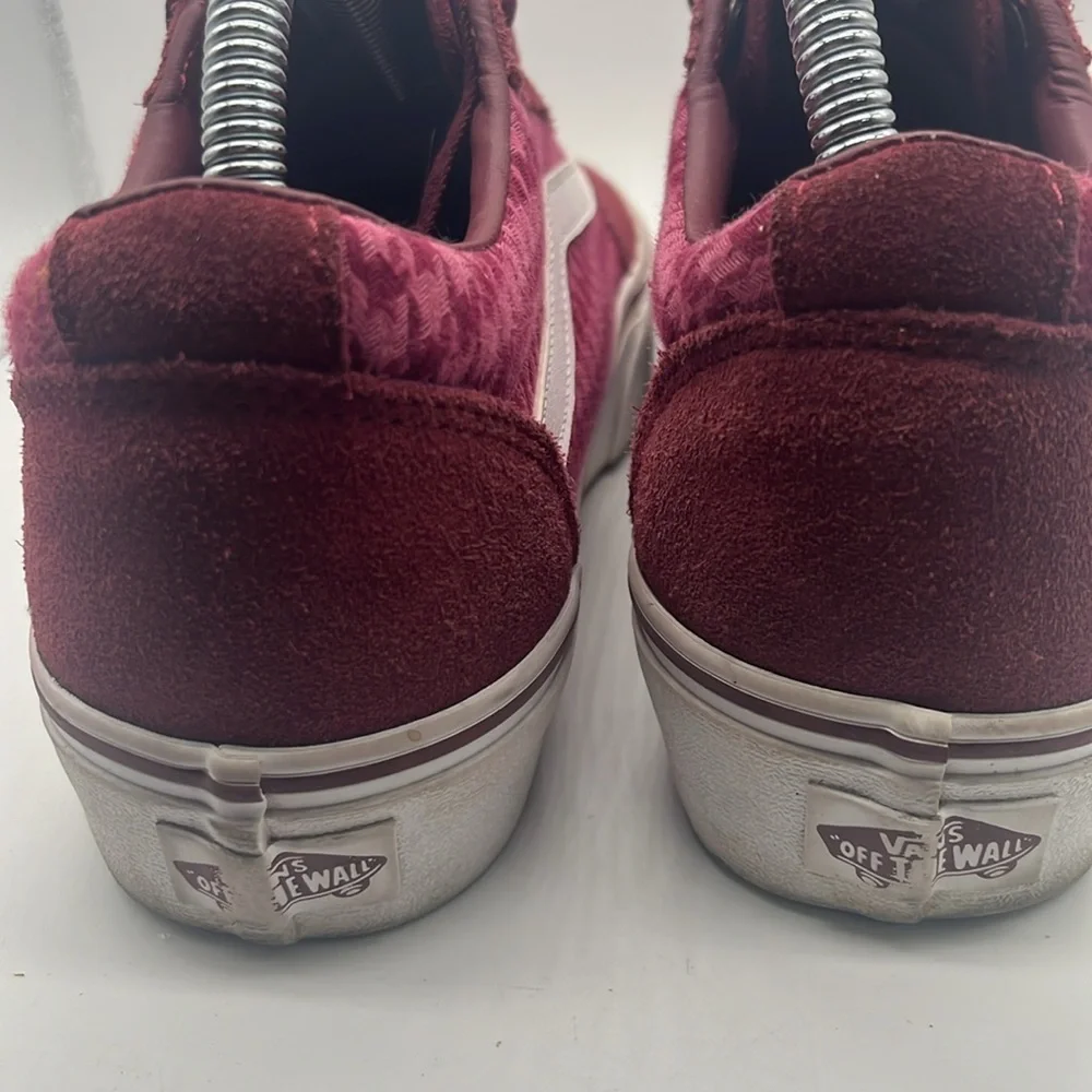 Vans Sz 8.5 leather & Fabric plaid - Picture 4 of 7